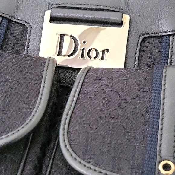 Authentic CHRISTIAN DIOR Vintage Tote Handbag - Picture 10 of 12